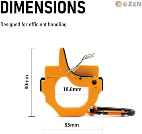 One Touch Cable Tie Holder/Zip Tie Organizer (Yellow) - Image 3