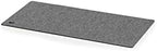 Oakywood Craft 100% Merino Wool Felt & Cork Desk mat – Sustainable, Handmade Wool Felt Desk pad with Cork Base for Comfort and Stability – 100% Merino Wool & Cork - Grey 62x30cm (24.41x11,8 in) by Oakywood