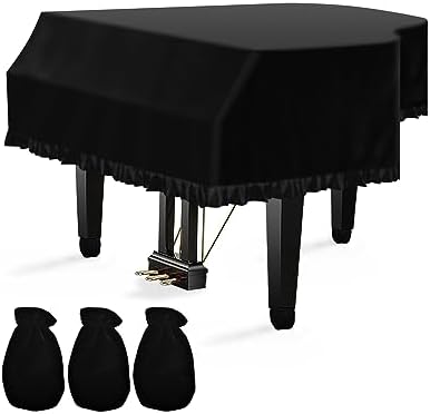 TINDTOP Grand Piano Cover, Velvet Dustproof Baby Piano Cover by TINDTOP