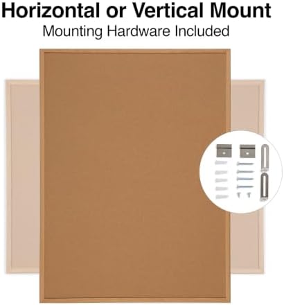Staples Standard Cork Bulletin Board, Oak Finish Frame, 4x3 Ft - Image 4
