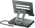 2026 iPad Pro Stand USB C Hub, Multiport Adapter for iPad Air M5 M4 M3 13 11 12.9 Inch Docking Station 4K 60Hz HDMI, RJ45 Ethernet, SD/TF Card Reader, USB 3.0 Port, iPad A16 Galaxy Tablet DeX Dock by Unknown