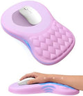 Ergonomic Mouse Pad with Sloped Memory Foam Wrist Rest by PVIPCZ