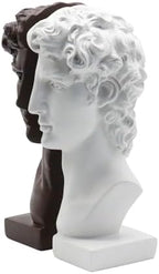 Lukitas David Bookends Heavy Duty, Half-and-Half Book Ends, BN/WH 9.5'' - Image 6