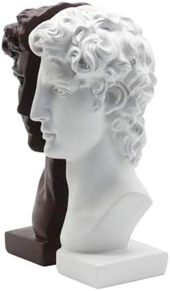 Lukitas David Bookends Heavy Duty, Half-and-Half Book Ends, BN/WH 9.5'' - Image 6