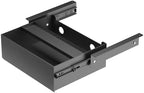 Under Desk Drawer(15.2''x10''x4'') with Sliding Pencil Tray, Desk Mounted Sliding Pull-out Drawer for Office Desk Drawer Attachment, Extra Storage Organizer for Sit Stand Workstation by GAXOMO