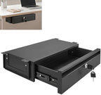 POPMOON 16in Under Desk Drawer Lockable Pull Out Storage Organizer by POPMOON