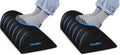 Foot Rest for Under Desk at Work,Office Desk Accessories with Soft Foam and Washable Removable Cover, Foot Stool for Office, Car, Home to Foot Support and Relax Ankles, Black (Pack of 2) by CloudBliss