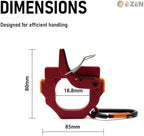 One Touch Cable Tie Holder/Zip Tie Organizer (Red) - Image 3
