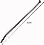 Panduit BT2M-M0 Cable Tie, Metal Barb, Miniature, Weather Resistant Nylon 6.6, 7.9-Inch Length, Black (1,000-Pack) - Image 3