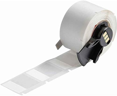 Brady PTL-103-427 TLS 2200 and TLS PC Link 1" Width x 1.25" Height, B-427 Self-Laminating Vinyl, Matte Finish White/Translucent Label (250 per Roll) by BradyCorp
