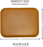 Maruse Italian Leather Mouse Pad for Home or Office Desktop, Handmade in Italy, Honey - Image 4