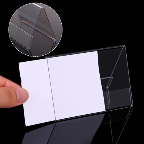 100 Pieces Acrylic Name Plate for Desk, 3.5'' x 2.5'' Name Tent for Meeting - Image 5