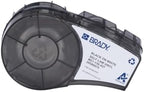 Brady Authentic (M21-18-427) Pre-Sized Self Laminating Vinyl Wraps for Data/Telecomm, Electrical, Lab, Wire/Cable, Black on White Material - Designed for M210, M210-LAB, M211 Printers, 0.75" H x 1" W by BradyCorp