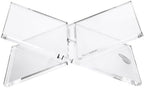 Recipe Book Holder Stand - Acrylic X-Shaped Cookbook Stand, Medium - Image 2