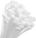 18 inch White Zip Ties Heavy Duty 500 PACK, 200 LBS Ultra Exclusive Strong Plastic Wire Ties, Large Cable Ties Extra Long Tie Wraps, Indoor and Outdoor UV Resistant by HighQualityTies