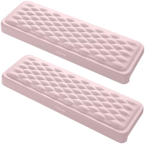 MOSISO Arm Rest for Desk, L-Shaped Desk Elbow Pad for Desk, Pink by MOSISO