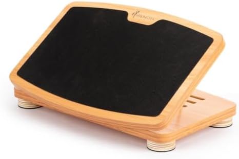 StrongTek Wooden Desk Foot Rest, Adjustable 3 Heights, Non-Slip, Under Desk by StrongTek