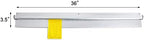 New Star Foodservice Anodized Aluminum Slide Check Rack (36-Inch) - Image 2