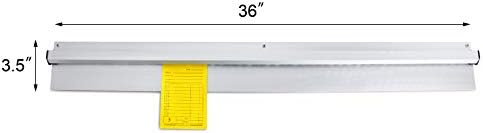New Star Foodservice Anodized Aluminum Slide Check Rack (36-Inch) - Image 2
