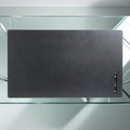Dacasso Black Leather 34" x 20" Desk Mat Without Rails by Dacasso