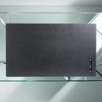 Dacasso Black Leather 34" x 20" Desk Mat Without Rails by Dacasso