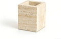 Natural Travertine Desk Organizer Pen Holder by SIRIZEN-DIVING