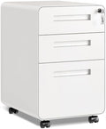 DEVAISE 3 Drawer File Cabinet with Lock, Fully Assembled Filing Cabinet by DEVAISE