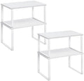 SONGMICS Cabinet Organizer Shelf, Set of 4 Spice Rack, Kitchen Storage by SONGMICSbySONGMICSHOME