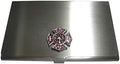Kiola Designs Fire Fighter Emblem Business Card Holder by Kiola+Designs