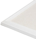 U Brands Farmhouse White Frame, 20 x 30 in, Linen Pin Bulletin Board - Image 3