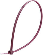 Nylon Cable Zip Ties [Pack of 100] – 7.6 in., 50lb., Burgundy, Plenum Rated Heavy Duty Zip Ties | Cable Organizers - Image 4