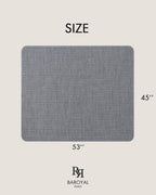 BARoyal Office Chair Mat for Hardwood Floor Under Desk Computer Rolling Chair Mat for Wood/Tile Floor Heavy Duty PVC Plastic Hard Floor Protector 45" x 53"(Deep Grey) - Image 6