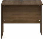 Furinno Roger Office Desk Return, 35 Inch Rectangular Desk Return for Executive Desk, Reversible with Cord Grommet, Scratchproof and Water-Resistant, for Home Study, Office, Modern Walnut - Image 7