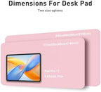 Aothia Faux Leather Desk Mat - Non-Slip PU Leather Desk Blotter, Waterproof Writing Surface, Large Desk Pad for Office & Home (Fairy Pink, 55" x 24") - Image 5