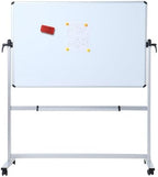 VIZ-PRO Double-Sided Magnetic Mobile Whiteboard, 96" x 48" - Image 3