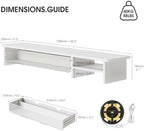 Fenge Monitor Stand with Acrylic Display Drawer for Figures & Collectibles - Image 3