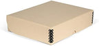 Gaylord Archival Tan Clamshell Preservation Box - 11 1/2W x 17 1/4L x 3" H - Image 2