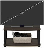 Furinno Turn-N-Tube 2-Tier Printer Table with Storage, Under Desk Printer Stand, Toolless Assembly, for CPU, Work Supplies, Home Office, Dark Brown - Image 5