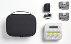 Brother PT-D210SV Monochrome Label Maker Bonus Bundle Comes with a Protective Carrying case, an Adapter, and Two Sample Genuine TZe Label Tapes for Added Value. - Image 2
