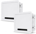 2 Pack 9" in-Wall Media Box Recessed Outlet Box Cable Management – Structured Media Enclosure Compatible with Streaming Media Players – WiFi-Friendly TV Cable Organizer Wall Installation by LYOU