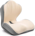 Chumia Ergonomic Seat Cushion Back Support for Office Chair Car, Beige Gray by Chumia