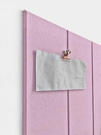 Shiplap Felt Wall Tiles (8-Pack) - Large 24x6 Acoustic Pinboard & Sound Dampening Memo Board, Decorative Bulletin Board with Included Adhesive Mounting Tabs -Sakura - Image 5