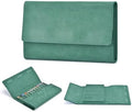 12 Suede Leather Fountain Pen Case Portfolio Divider Slot, Magnetic Closure by LanxiviDirect