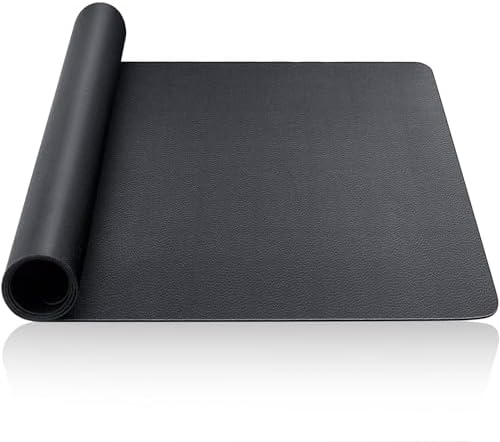 Drydiet 1 Pcs 24 x 48'' Work Bench Mat Top, Thick 63mil, Black by Drydiet