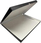 Lineco Clamshell Archival Storage Box, 18.5x24.5x1.75 Inch, Black by Lineco