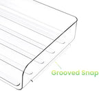 Tomorotec 4 Pack Clear Stackable Letter Tray, A4 Desk File Organizer Set - Image 6
