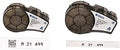 Brady Authentic (M21-750-499) Multi-Purpose Nylon Label, .75" Width, 16' Length & Authentic (M21-375-499) Multi-Purpose Nylon Label, .375" W, 16' L by BradyCorp