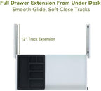 Perfect POSTURE Under Desk Drawer & Organizer 13" x 28" Metal Desk Storage - Image 6