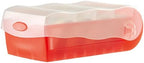 HAN 1x flashcard Box Croco Translucent red DIN A7 900 Cards Labeling - Image 3