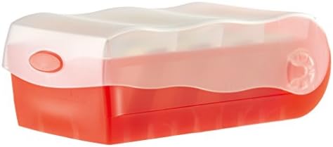 HAN 1x flashcard Box Croco Translucent red DIN A7 900 Cards Labeling - Image 3